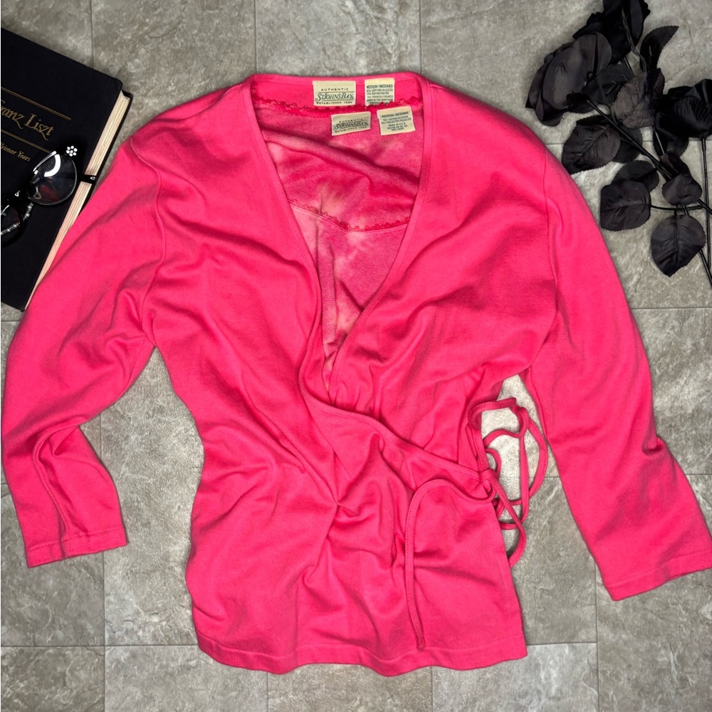 St. John's Bay Bright Pink Top